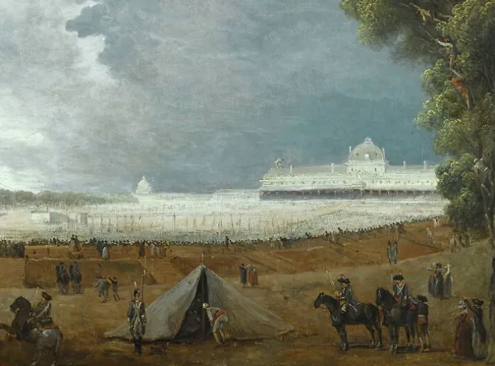 Fête de la Fédération Nationale célébrée au Champ de Mars (panneaux aluminium)