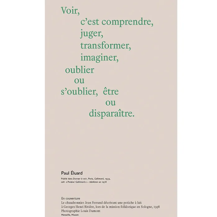Georges Henri Rivière - Voir c'est comprendre - Catalogue d'exposition