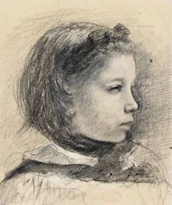 Giulia Bellelli, étude pour Portrait de famille, dit aussi La Famille Bellelli (toiles encadrées)