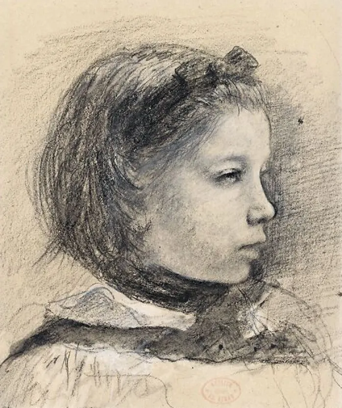 Giulia Bellelli, étude pour Portrait de famille, dit aussi La Famille Bellelli (toiles encadrées)