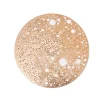 Grande broche magnétique Lunar - Métal or rosé