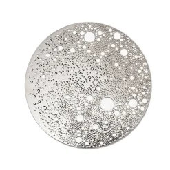 Grande broche magnétique Lunar - Métal argenté Broches