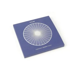 Grande broche Solar - Argentée