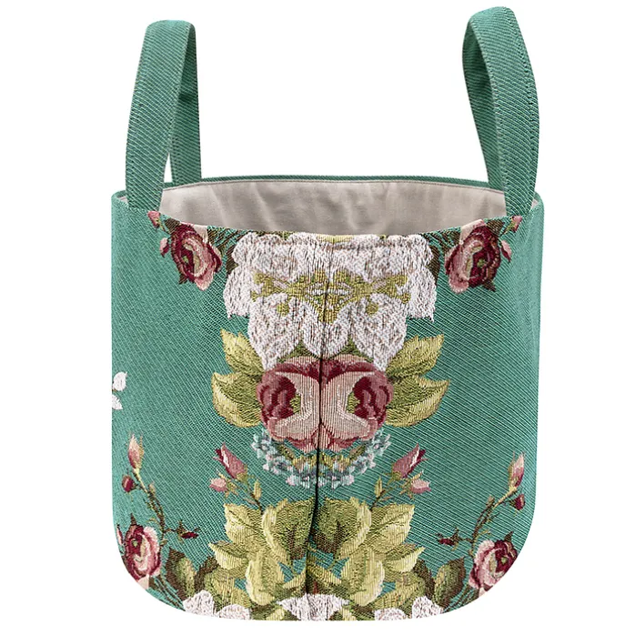 Grand panier Tapisserie Marie Antoinette - 25 x 43 cm