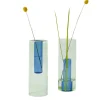 Grand vase réversible Vert/bleu - Block Design