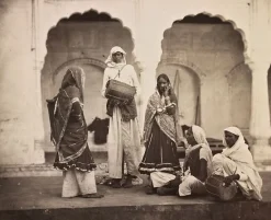 Groupe de hijra, 1870-1880 (panneaux aluminium)