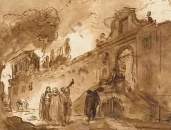 Groupe de musiciens (toiles sans cadre)