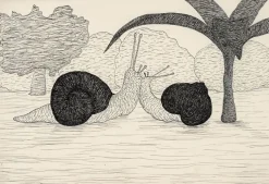 « Histoire du gros escargot », N°21, 1932 (panneaux aluminium)