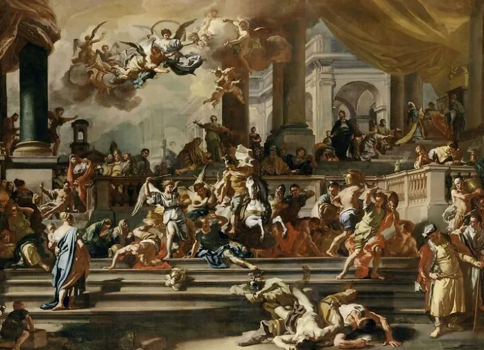 Héliodore chassé du temple (toiles encadrées)