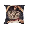 Sale Housse de coussin Chat Napoléon - Bleu Art De La Maison