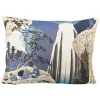Housse de coussin Hokusai Cascade d'Amida