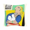 Online Housse de coussin Pablo Picasso - Femme dans un fauteuil jaune, 1932 - 45 x 45 cm - Pansu Art De La Maison