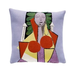 Housse de coussin Picasso Femme dans un fauteuil