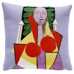 Housse de coussin Picasso Femme dans un fauteuil