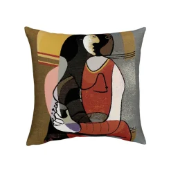 New Housse de coussin Picasso Femme assise Art De La Maison