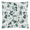 Housse de coussin verte Herbier du roi - Maison Baluchon Art De La Maison