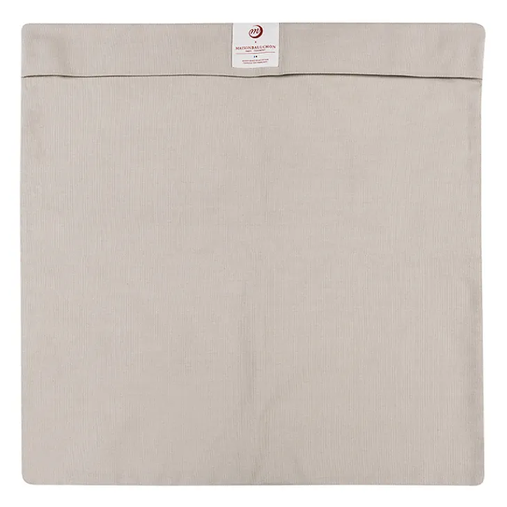 Housse de coussin verte Herbier du roi - Maison Baluchon Art De La Maison