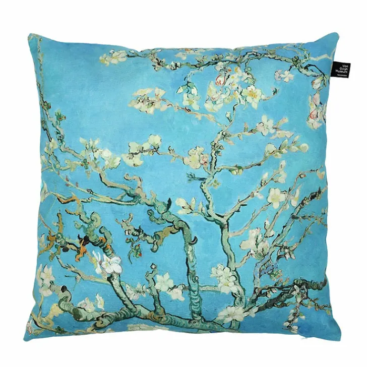 Discount Housse de coussin Vincent van Gogh - Amandier en fleurs - 40x40cm Art De La Maison