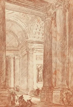 Intérieur de Saint-Pierre de Rome (panneaux aluminium)