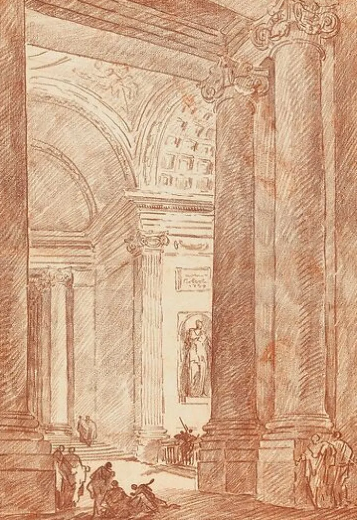 Intérieur de Saint-Pierre de Rome (panneaux aluminium)