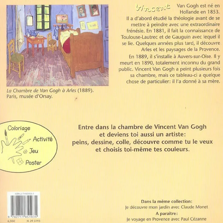 Outlet Je peins ma chambre avec Vincent Van Gogh Loisirs Créatifs