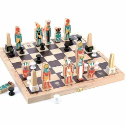 Sale Jeu d'échec Hiéroglyphes en bois - Musée du Louvre - Vilac Jeux
