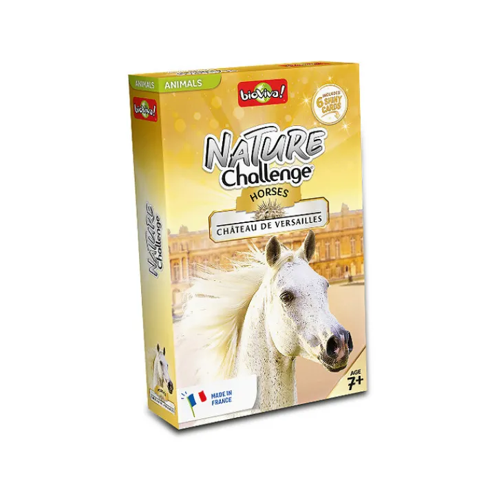 Hot Jeu de cartes Défis Nature - Chevaux Château de Versailles GB Jeux