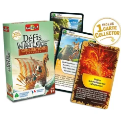 Hot Jeu de cartes Défis Nature - Civilisations disparues - Bioviva Jeux