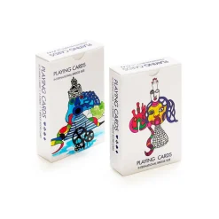 Clearance Jeu de 52 cartes Niki de Saint Phalle Jaune Jeux
