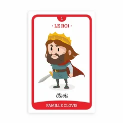 Jeu de 7 familles Rois et Reines de France