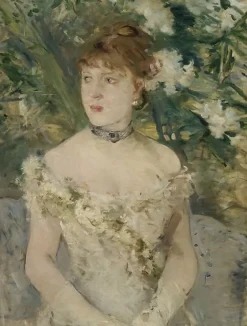 Jeune femme en toilette de bal (affiches d'art encadrées) Affiches D'Art Encadrées