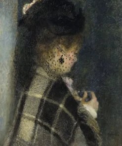 Jeune femme à la voilette (panneaux aluminium)
