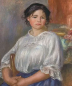 Discount Jeune fille assise (affiches d'art encadrées) Affiches D'Art Encadrées|Toiles Sur Châssis