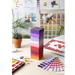 Jeu Tour à empiler - Ton chaud dégradé - Block Design