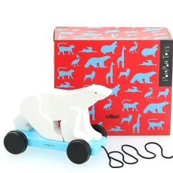 Jouet à traîner Ours blanc - François Pompon - Pompon Toys