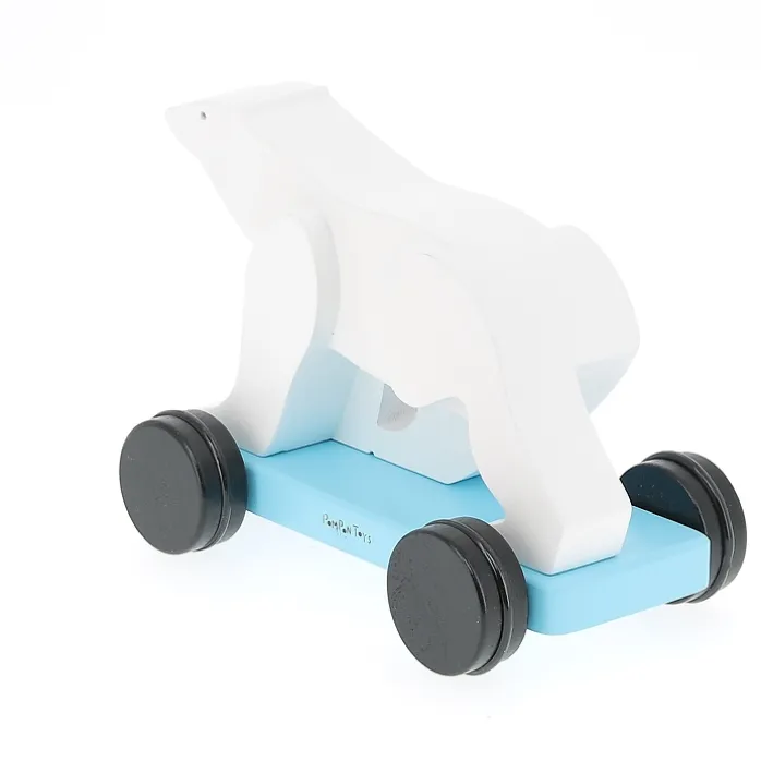 Jouet à traîner Ours blanc - François Pompon - Pompon Toys