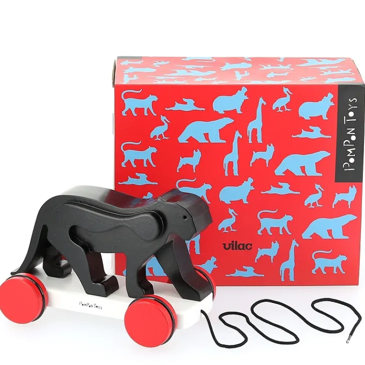 Outlet Jouet à traîner Panthère noire - François Pompon - Pompon Toys Jouets