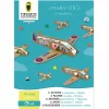 Kit créatif 6 avions à construire + Stickers