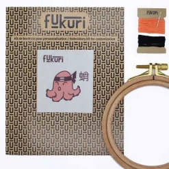Kit de broderie Tako-poulpe - Fukuri