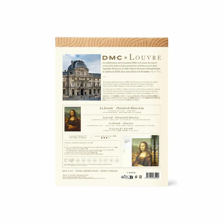 Kit de tapisserie Léonard de Vinci La Joconde - DMC x Louvre Art De La Maison