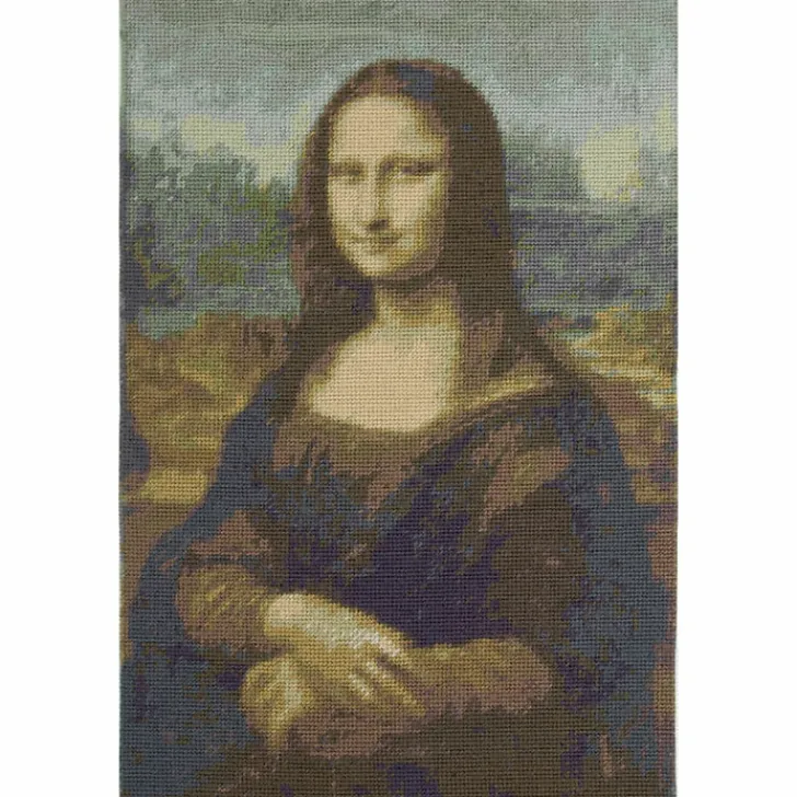 Kit de tapisserie Léonard de Vinci La Joconde - DMC x Louvre Art De La Maison