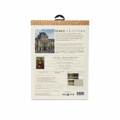 Kit point de croix Léonard de Vinci La Joconde - DMC x Louvre
