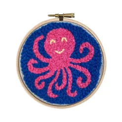 Kit Punch Needle 1 Motif - Coulpe le Poulpe