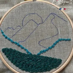 New Kit Punch Needle 1 Motif - Montagnes Loisirs Créatifs