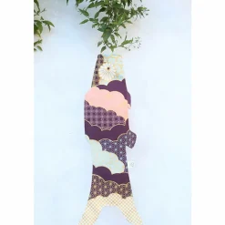 New Koinobori Chiku Prune - 70 x 26,4 cm Art De La Maison