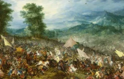 La bataille d'Issos dit autrefois Bataille d'Arbelles (affiches d'art)