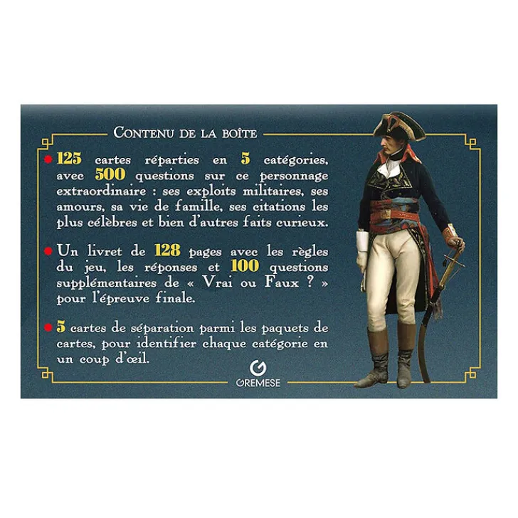 La boîte de jeu Napoléon Jeux