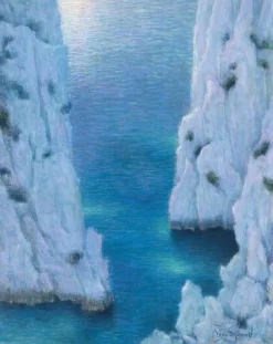 La Calanque (détail) (panneaux aluminium)
