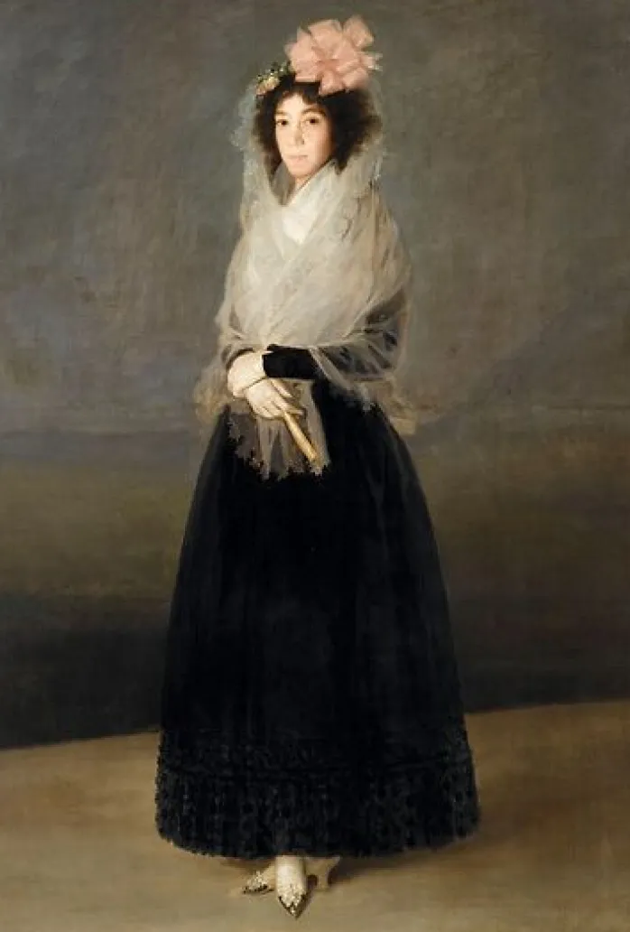 La comtesse del Carpio, marquise de la Solana (1737-1795) (panneaux acryliques)