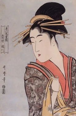 La courtisane Takigawa de Gomeirô (panneaux acryliques)